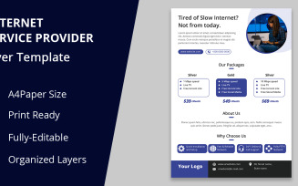 Internet Service Provider-Flyer - Corporate Identity Template