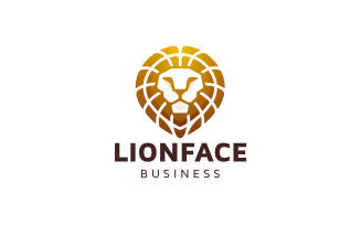Lion Face Logo Template