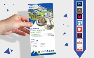 Rack Card | Real Estate DL Flyer Vol-02 - Corporate Identity Template