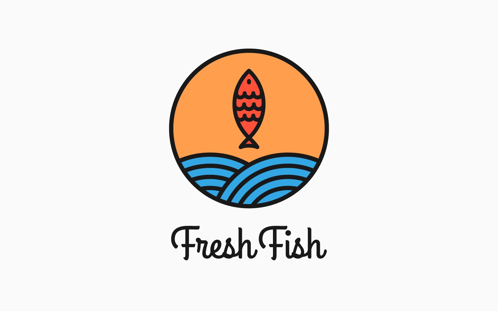 Kit Graphique #124264 Fish Tourne Divers Modles Web - Logo template Preview