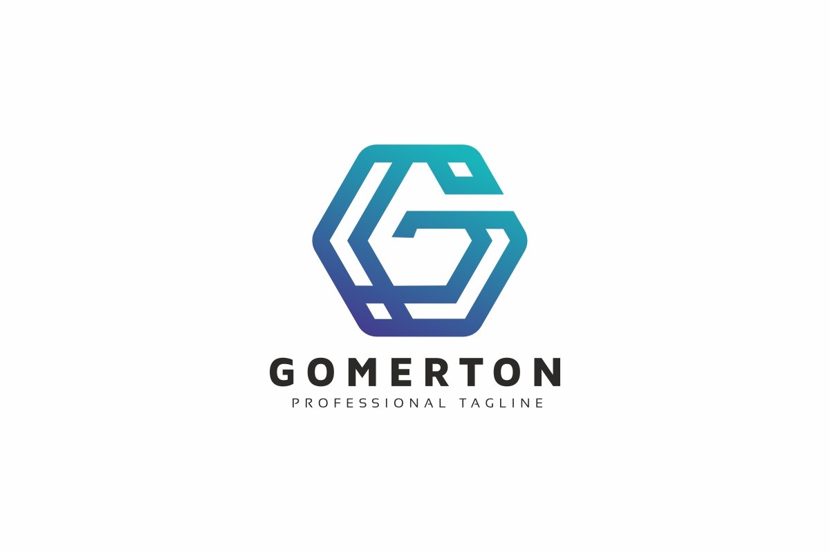 Template #124298 Logog Symbolhexagonletterletter Webdesign Template - Logo template Preview