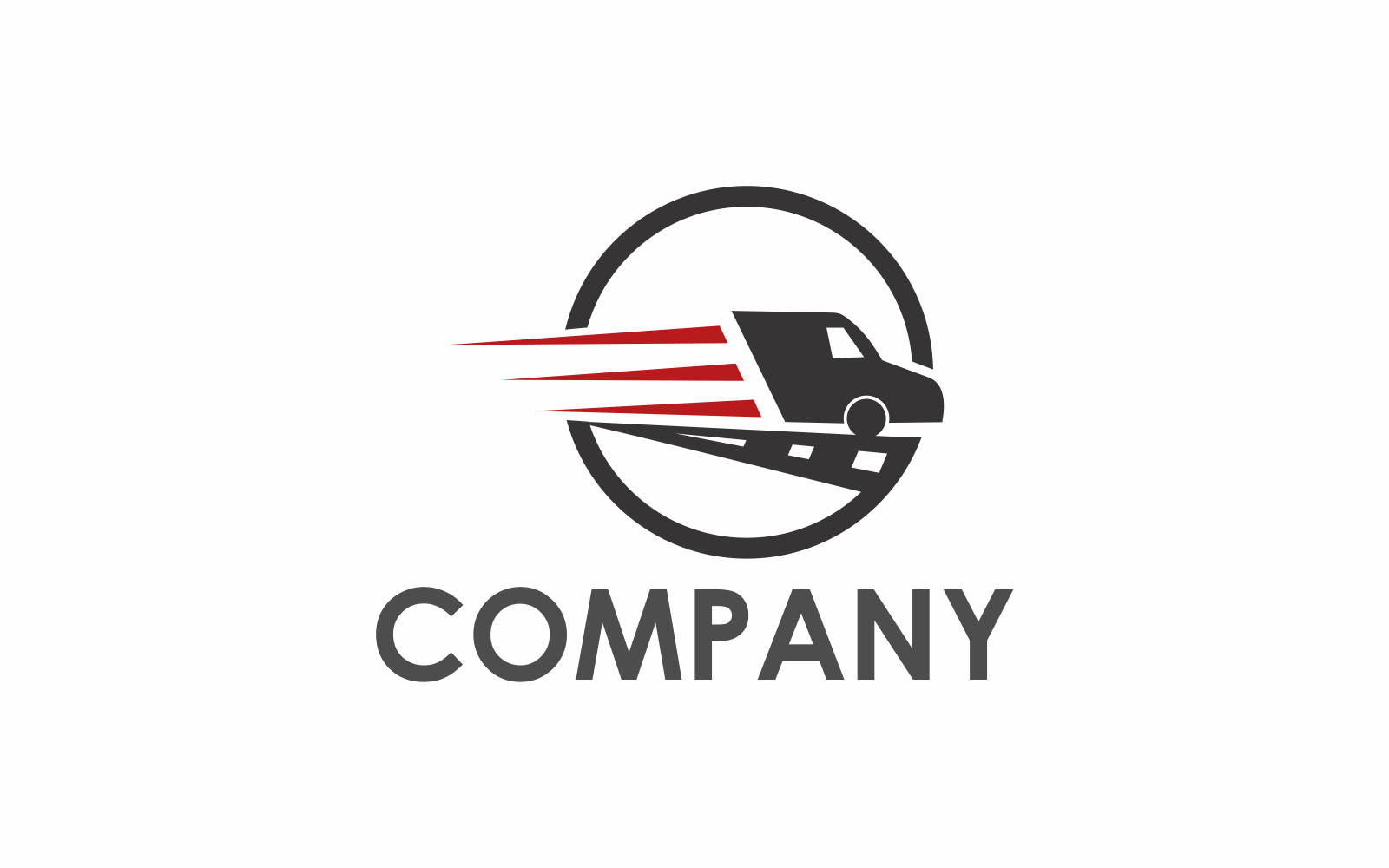 Template #124299 Transport Truck Webdesign Template - Logo template Preview