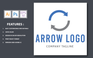 Arrow Design Logo Template