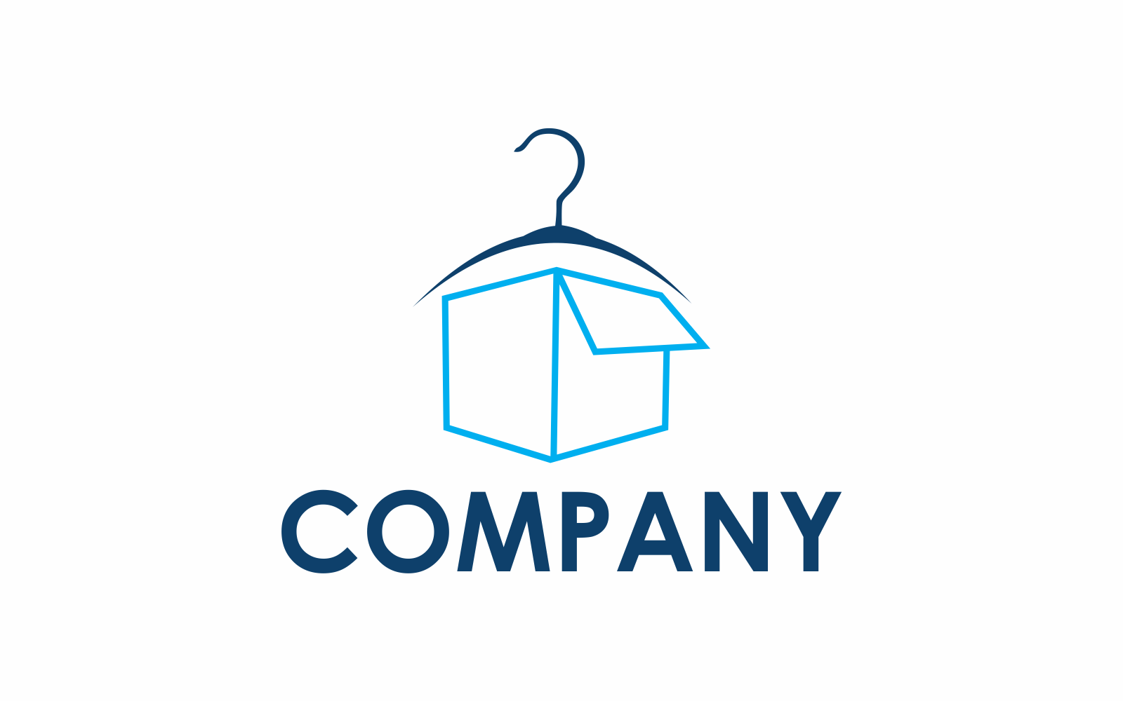 Box Loundry Logo Template