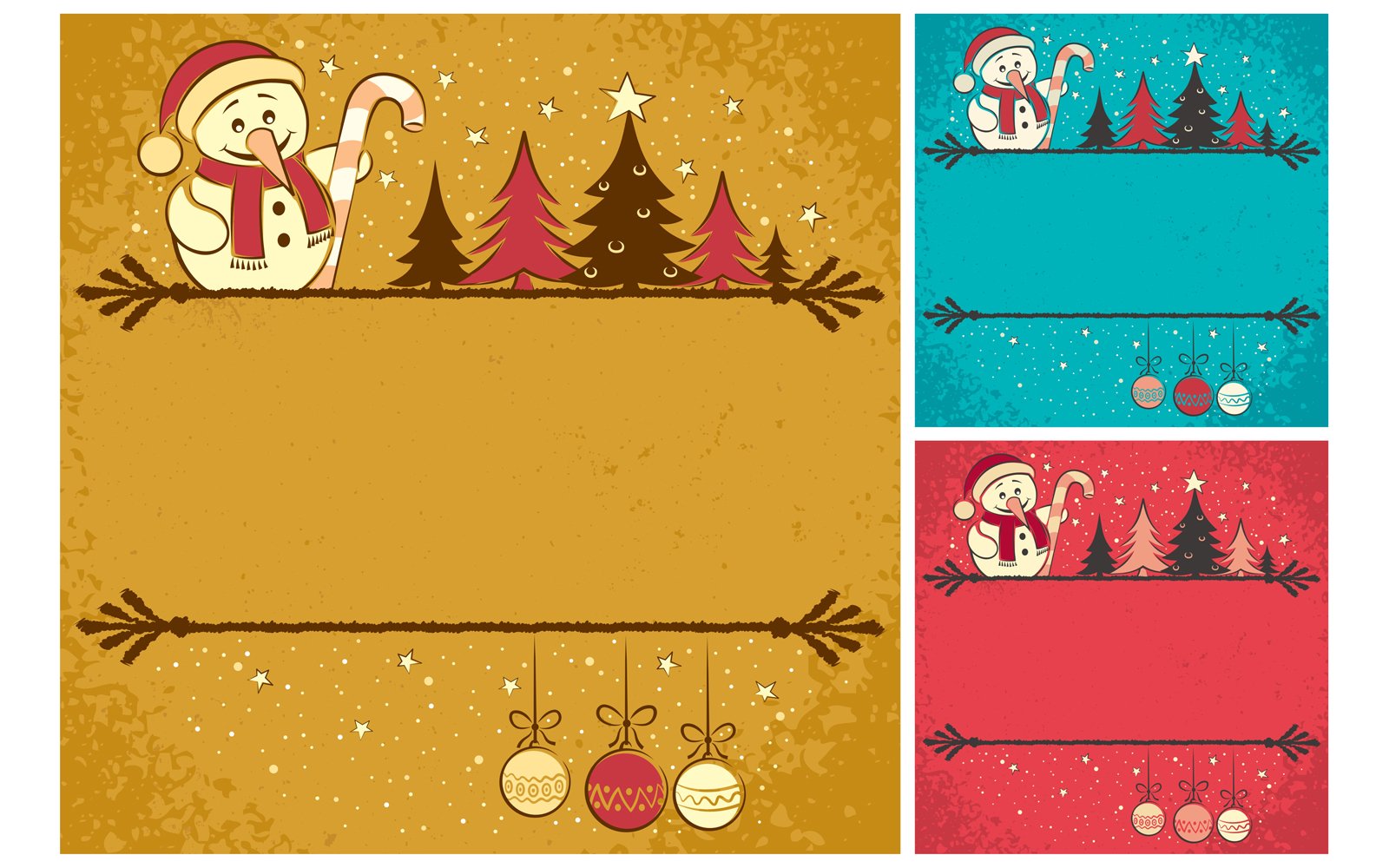 Template #124411 Card Christmas Webdesign Template - Logo template Preview