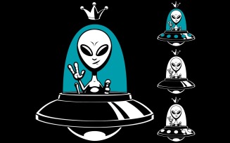 Alien King - Illustration