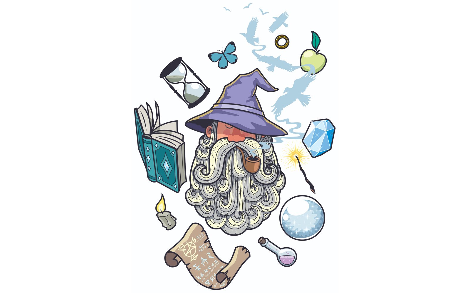 Kit Graphique #124761 Wizard Magician Divers Modles Web - Logo template Preview