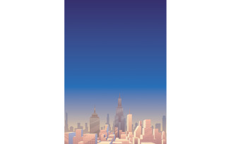 Cityscape Vertical 3 - Illustration