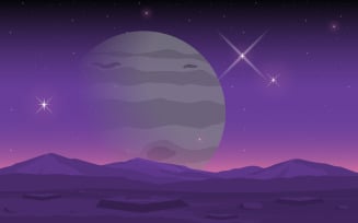 Fiction Planet Sky - Illustration