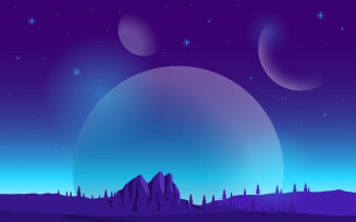 Planet Science Fantasy - Illustration