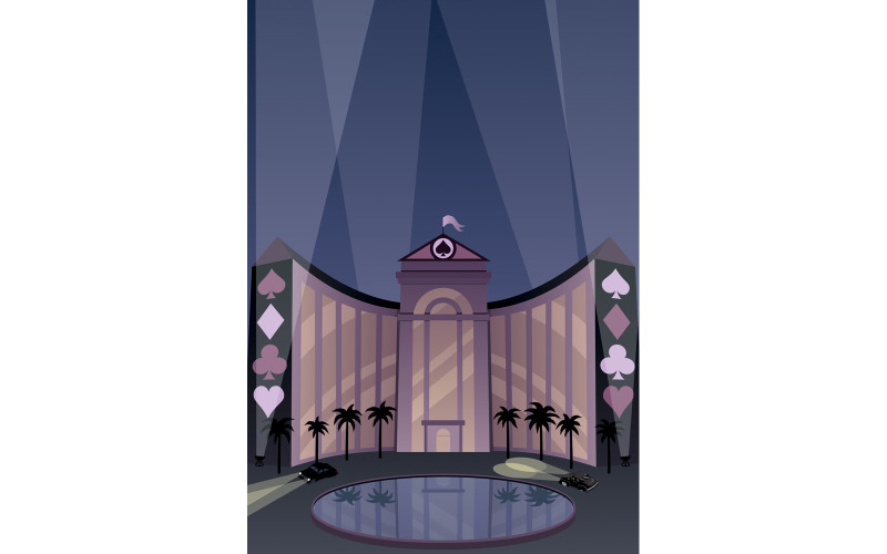 Hotel and Casino - Illustration