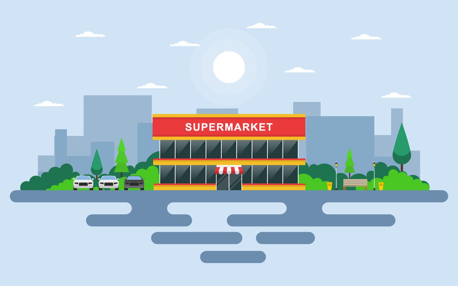 Kit Graphique #124950 Supermarket Grocery Divers Modles Web - Logo template Preview