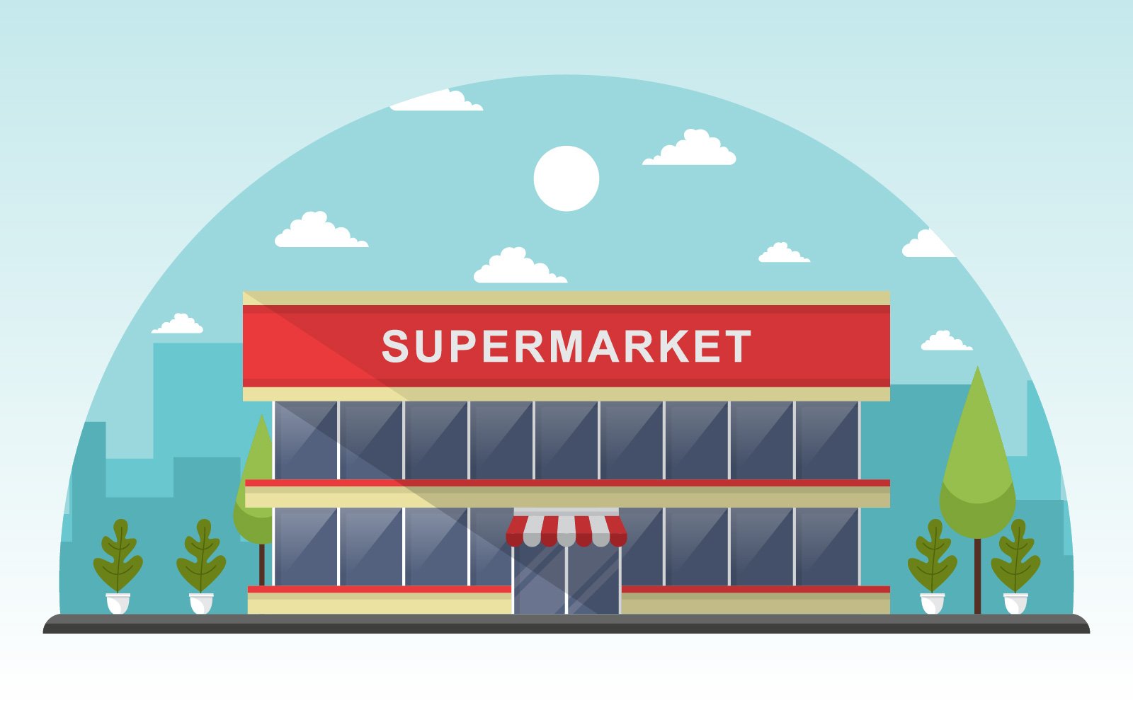 Kit Graphique #124971 Supermarket Grocery Divers Modles Web - Logo template Preview