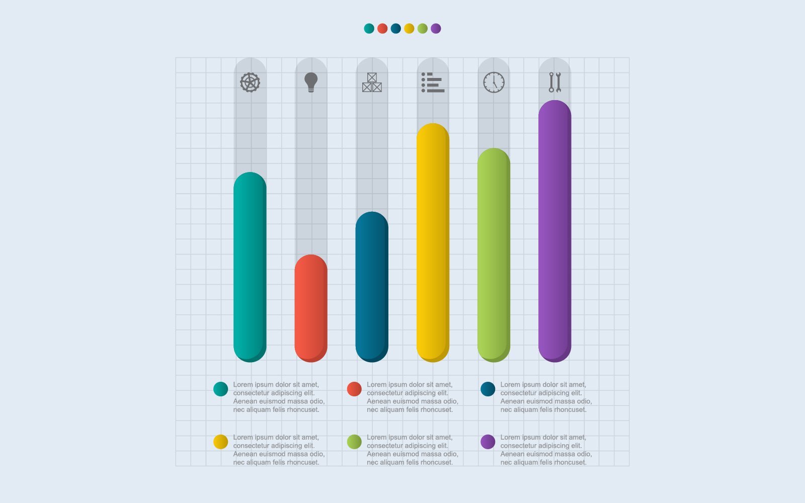 Kit Graphique #125069 Bar Chart Divers Modles Web - Logo template Preview