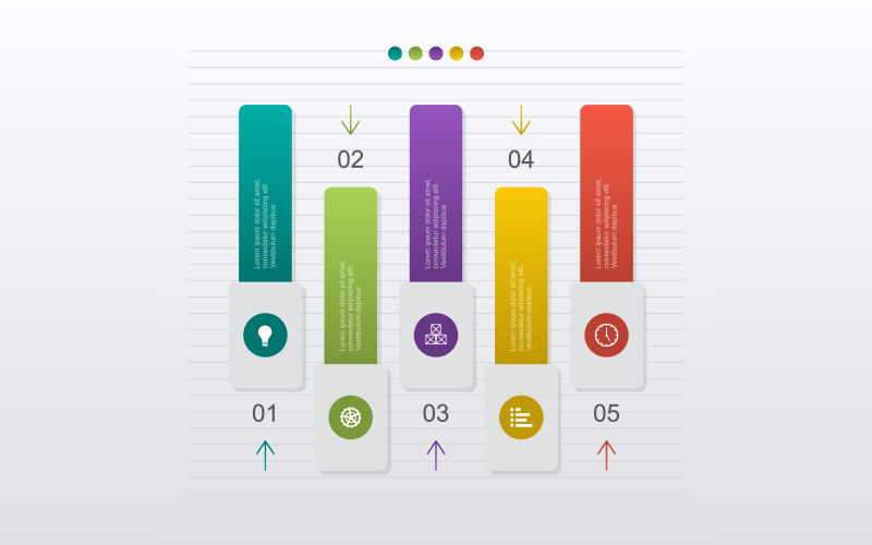 Diagram Financial Analytic Infographic Elements