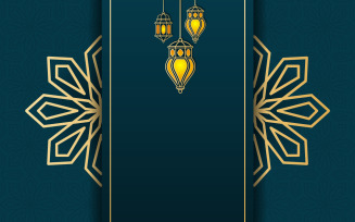 Greeting Card Lantern Background