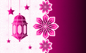 Luxury Islamic Lantern Background
