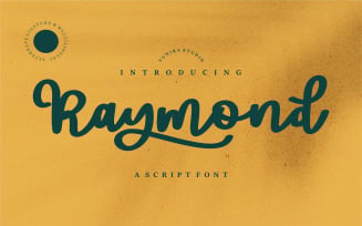 Raymond | Cursive Font