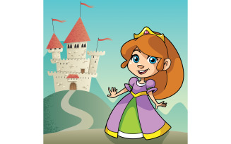 Little Princess Landscape - Illustration