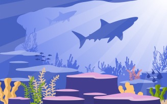 Shark Fish Marine - Illustration