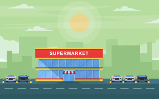 Shop Grocery Store - Illustration