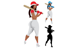 Baseball Girl - Illustration