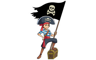 Pirate Boy - Illustration