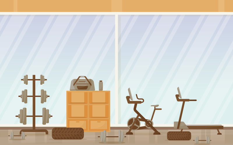 Sport Gym Club - Illustration