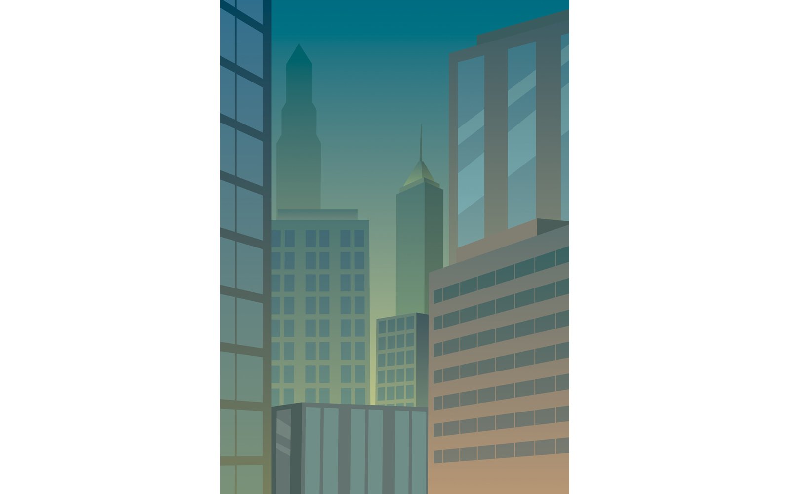 Kit Graphique #125319 City Paysage-urbain Divers Modles Web - Logo template Preview
