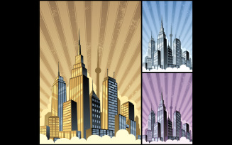 Cityscape Vertical - Illustration