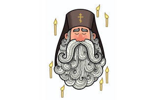 Orthodox Priest - Illustration