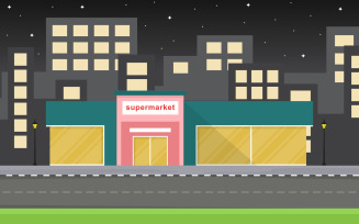 Store Grocery Shop - Illustration