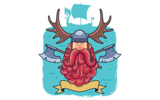 Viking Portrait - Illustration