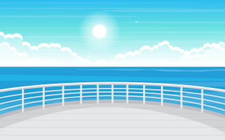 Ship Deck Coral - Illustration