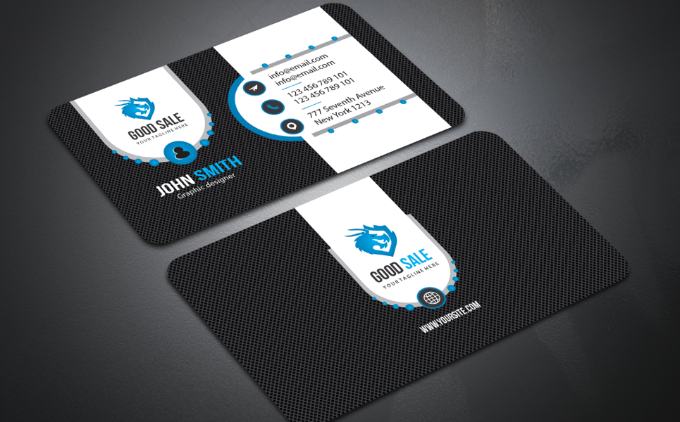 Professional Business Card - Corporate Identity Template