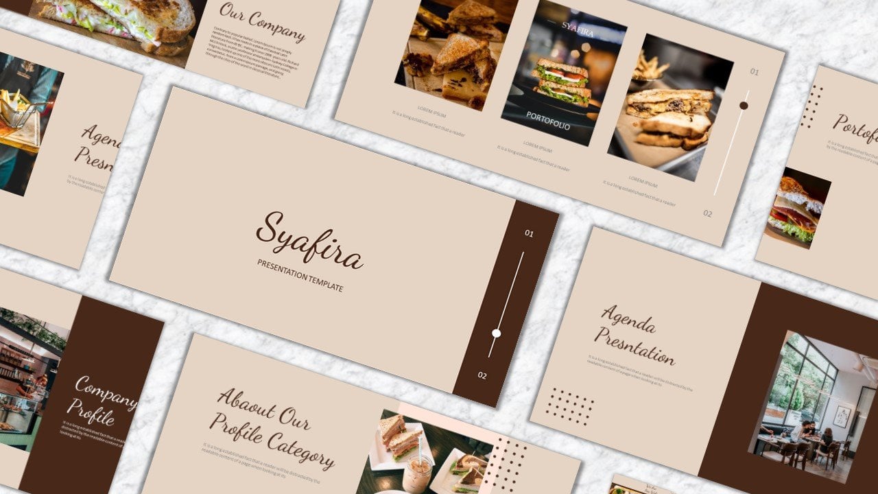 Template #125651 Cafe Food Webdesign Template - Logo template Preview