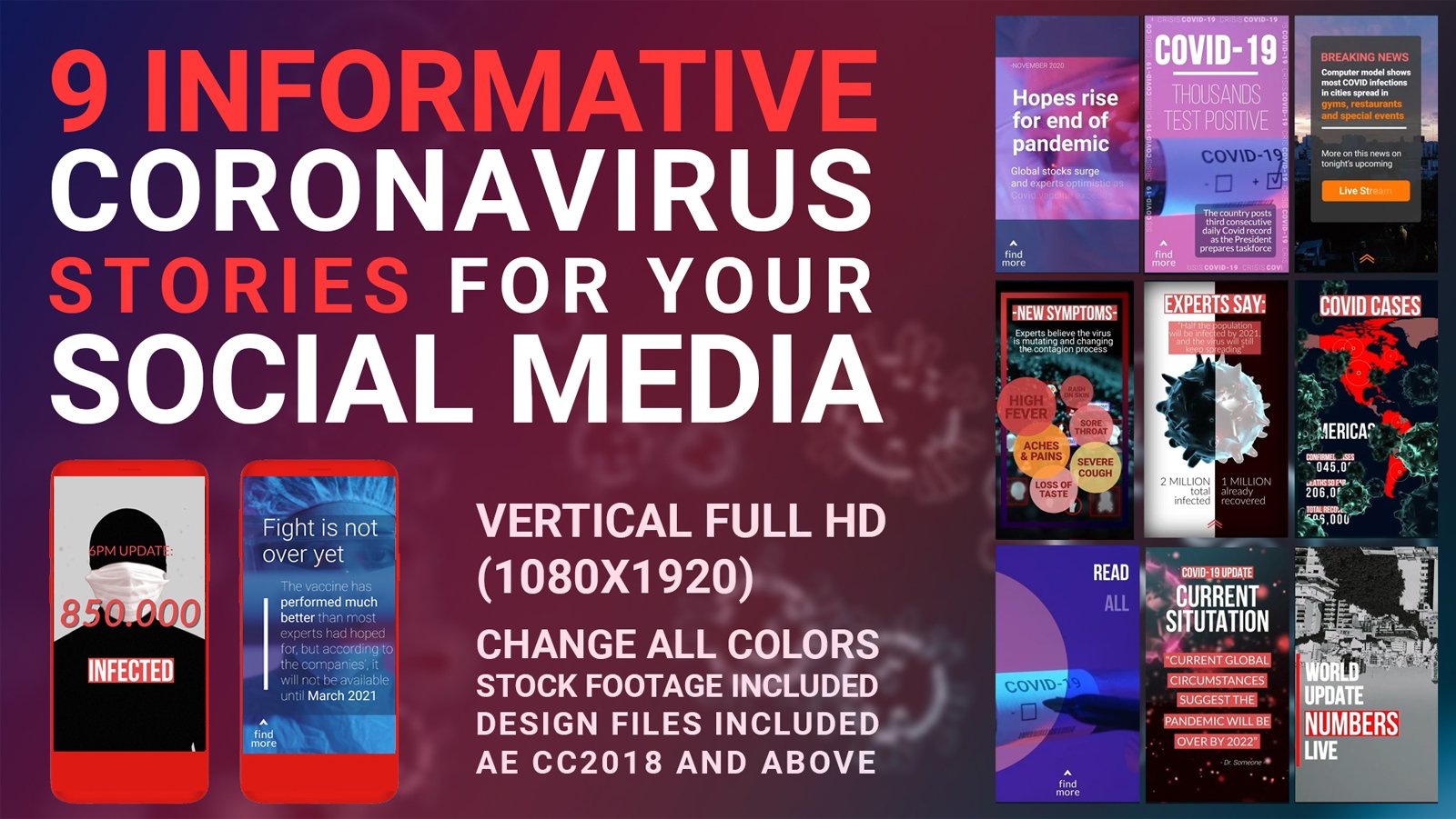 Kit Graphique #125666 Covid Coronavirus Divers Modles Web - Logo template Preview