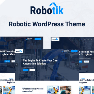 Robot Technology WordPress Themes 125685