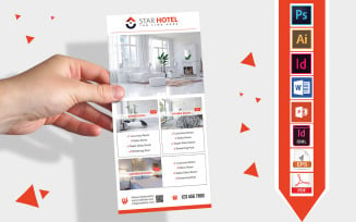 Rack Card | Hotel DL Flyer Vol-08 - Corporate Identity Template