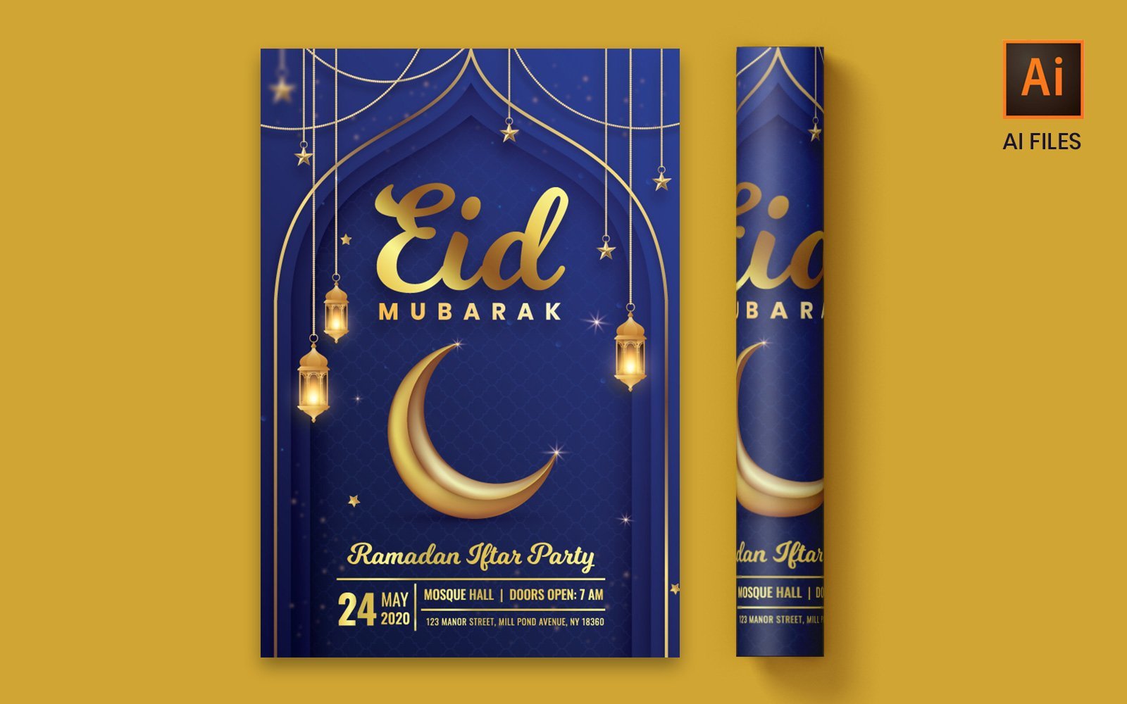 Kit Graphique #125728 Ramadan Flyer Divers Modles Web - Logo template Preview