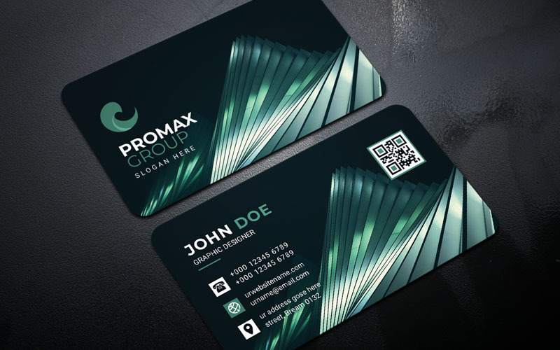 Abstract Creative Business Card - Corporate Identity Template