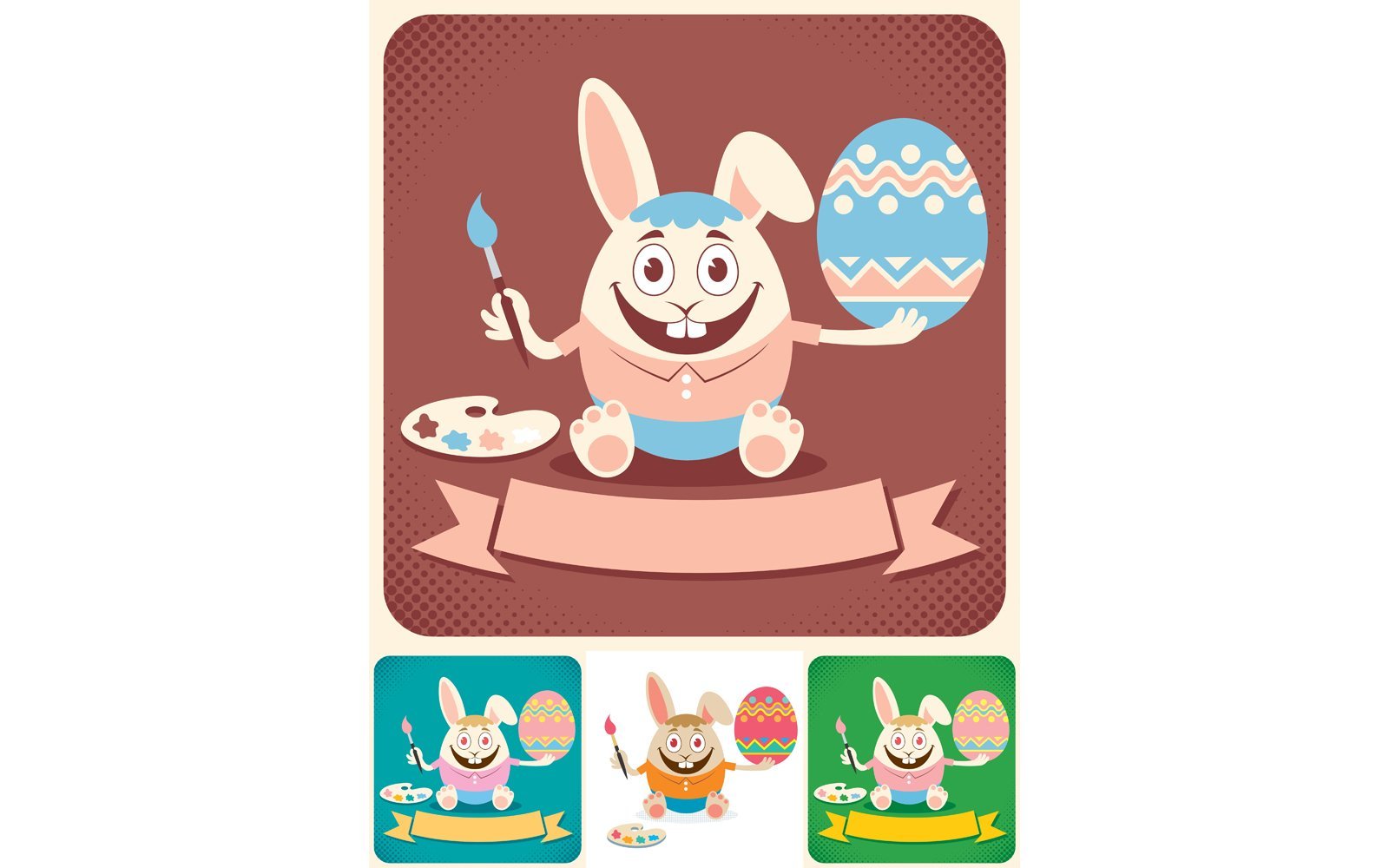 Kit Graphique #126259 Easter Bunny Divers Modles Web - Logo template Preview