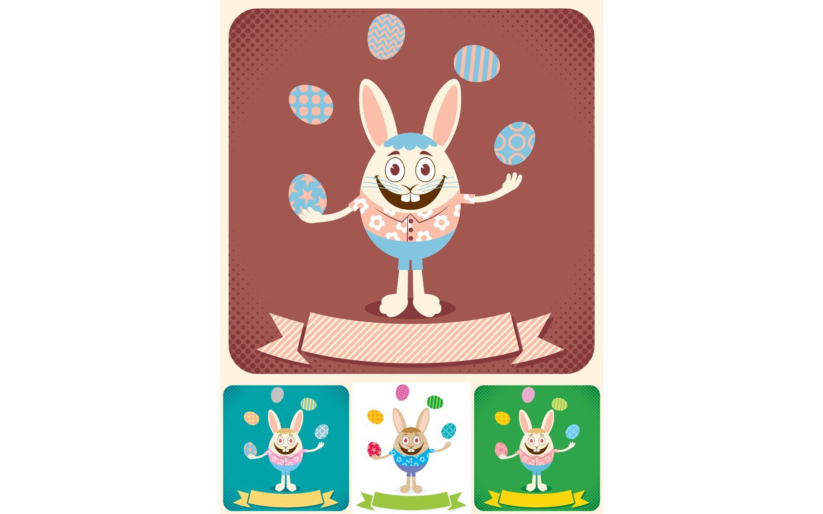 Kit Graphique #126260 Easter Bunny Divers Modles Web - Logo template Preview