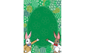 Easter Frame - Illustration