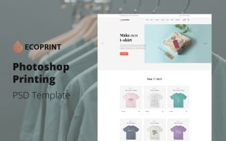 Ecoprint - Photoshop Printing Services PSD Template