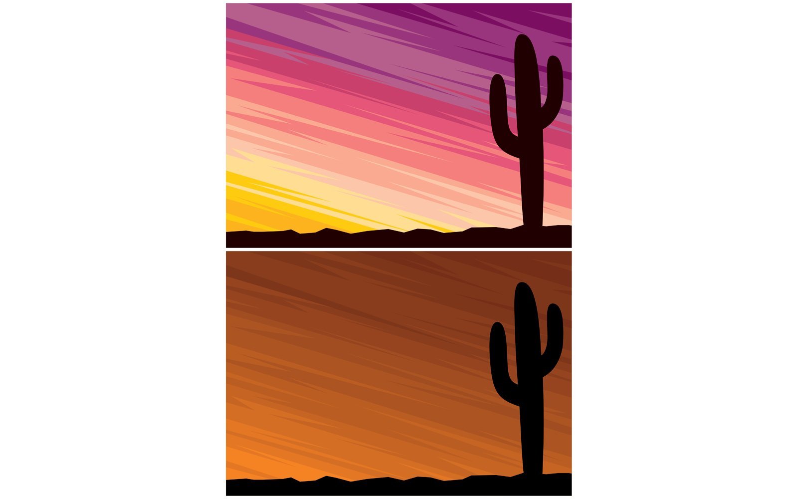 Kit Graphique #126309 Cactus Saguaro Divers Modles Web - Logo template Preview