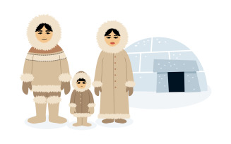 Eskimos - Illustration