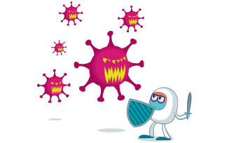Fighting Virus 2 - Illustration