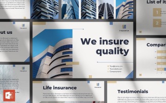 Insurance Agency Presentation PowerPoint template