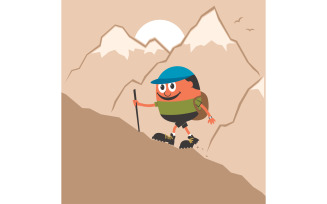 Mountaineering - Illustration